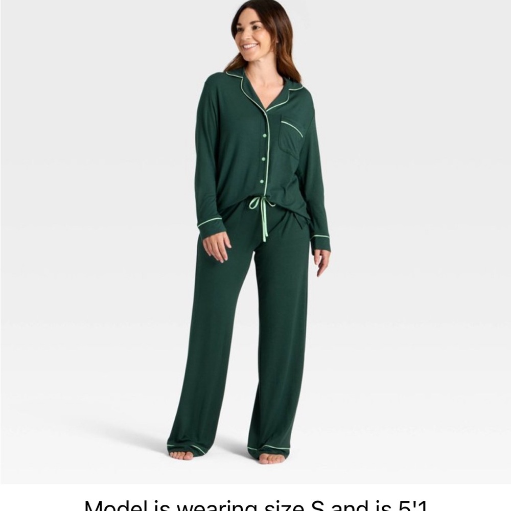 GREEN Audrey Pajama Set 2025 - Picture 4 of 6